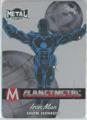 Iron Man #PM-12 2024 SkyBox Metal Universe Avengers Planet Metal Iron Armor Prices