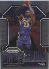 LeBron James #18 Basketball Cards 2020 Panini Prizm Downtown Bound Prices