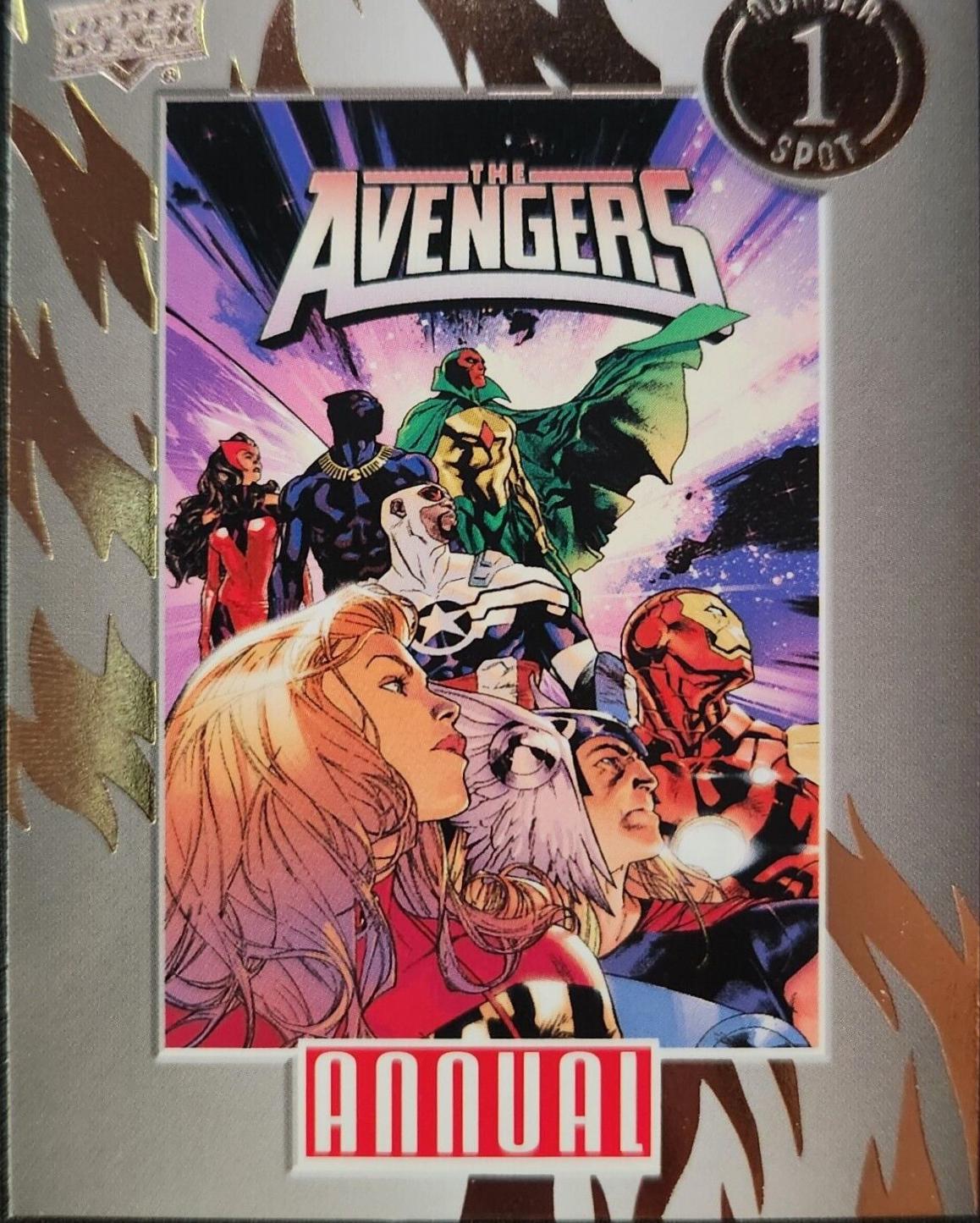 Avengers #N1S-22 Marvel 2023 Upper Deck Annual Number 1 Spot