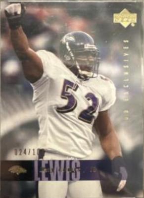 Ray Lewis [Exclusives Gold] #17 Football Cards 2006 Upper Deck