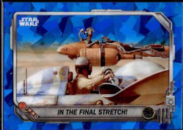 In the Final Stretch! #PR-8 Star Wars 2024 Topps Chrome Sapphire Podracing