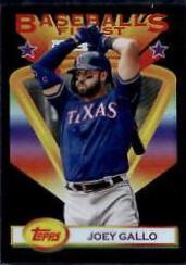 Joey Gallo [Black Refractor] #114 Baseball Cards 2020 Topps Finest Flashbacks