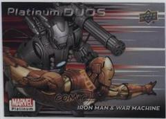 Iron Man / War Machine [Rainbow] #PD4 Marvel 2023 Upper Deck Platinum Duos Prices