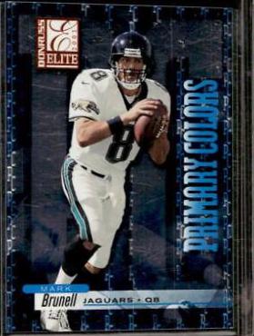 Mark Brunell [Blue] #PC-15 Football Cards 2001 Panini Donruss Elite Primary Colors