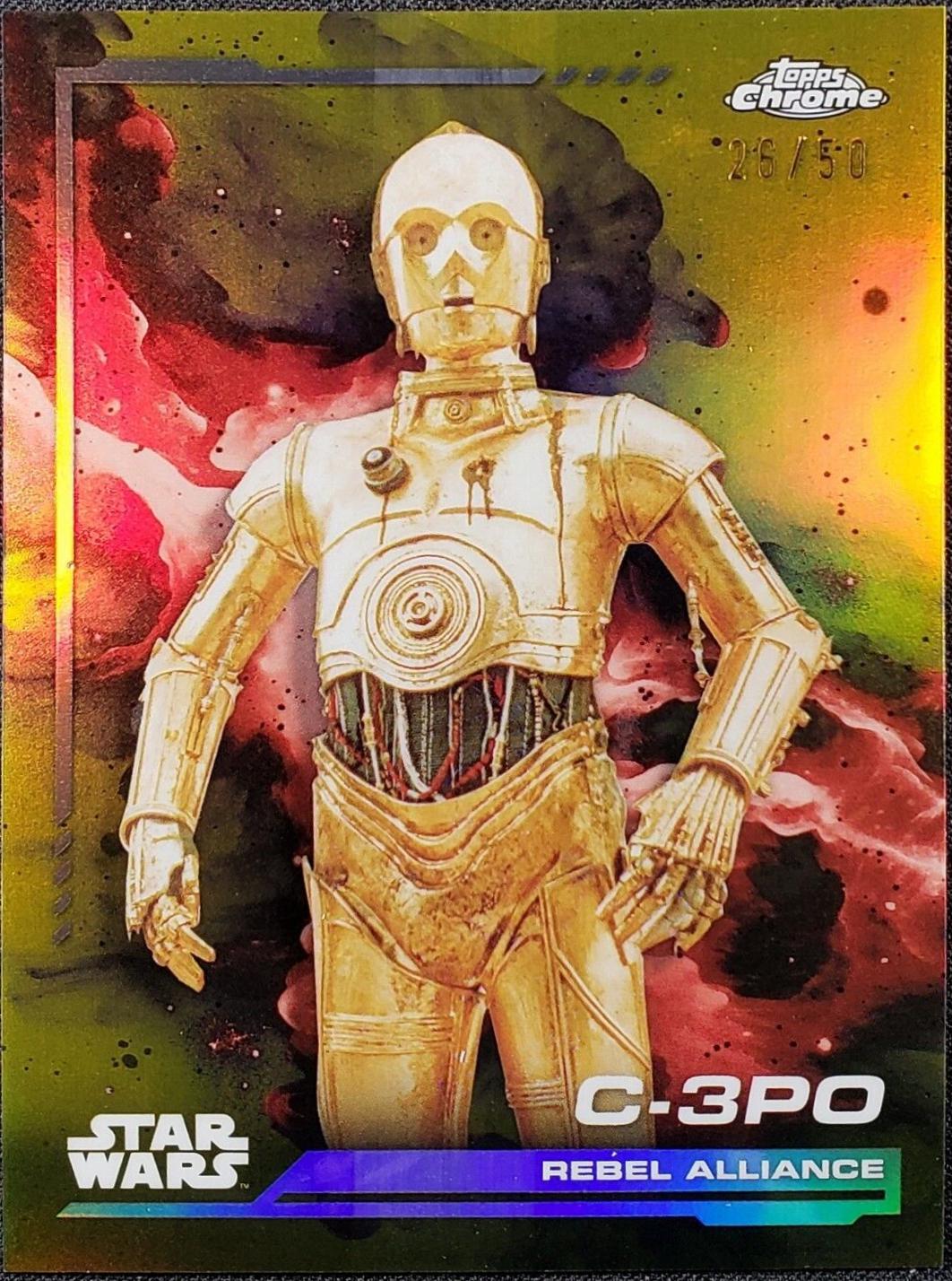 C-3PO [Gold Refractor] #109 Star Wars 2024 Topps Chrome