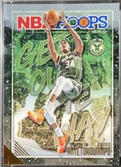 Giannis Antetokounmpo [Winter] #14 Basketball Cards 2019 Panini Hoops Get Out the Way