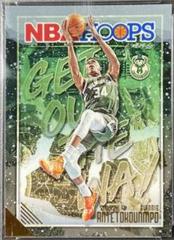 Giannis Antetokounmpo [Winter] #14 Basketball Cards 2019 Panini Hoops Get Out the Way Prices