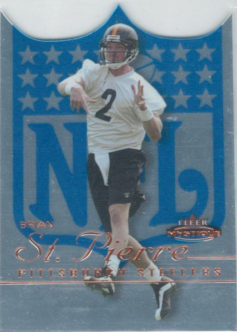 Brian St. Pierre [Blue] #91 Football Cards 2003 Fleer Mystique