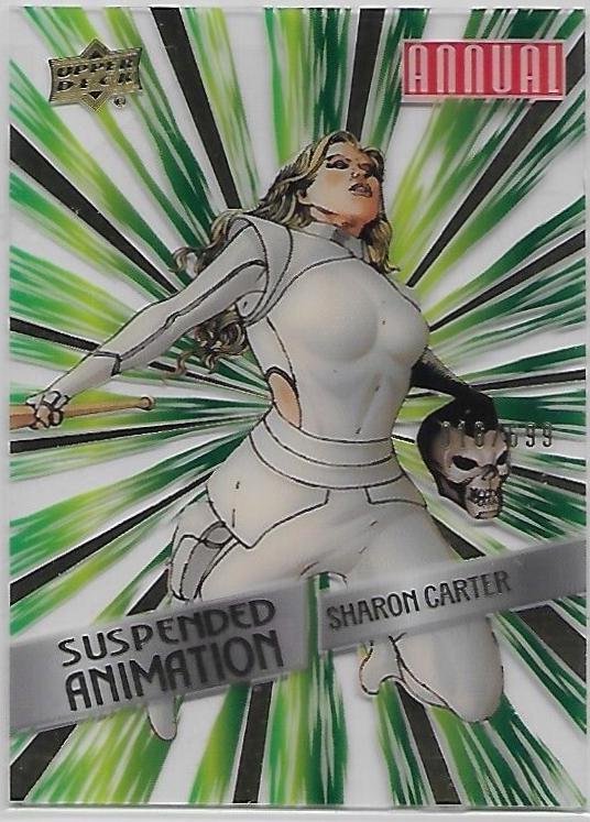 Sharon Carter #17 Marvel 2023 Upper Deck Annual Suspended Animation