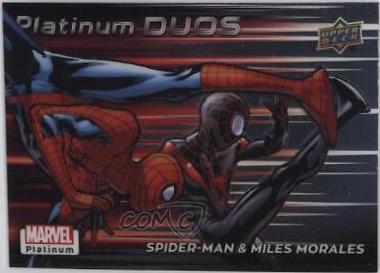 Spider-Man / Miles Morales #PD12 Marvel 2023 Upper Deck Platinum Duos