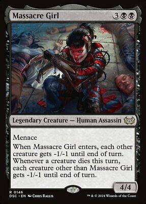 Massacre Girl #146 Magic Duskmourn: House of Horror Commander