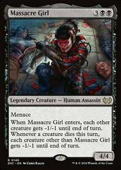 Massacre Girl #146 Magic Duskmourn: House of Horror Commander Prices