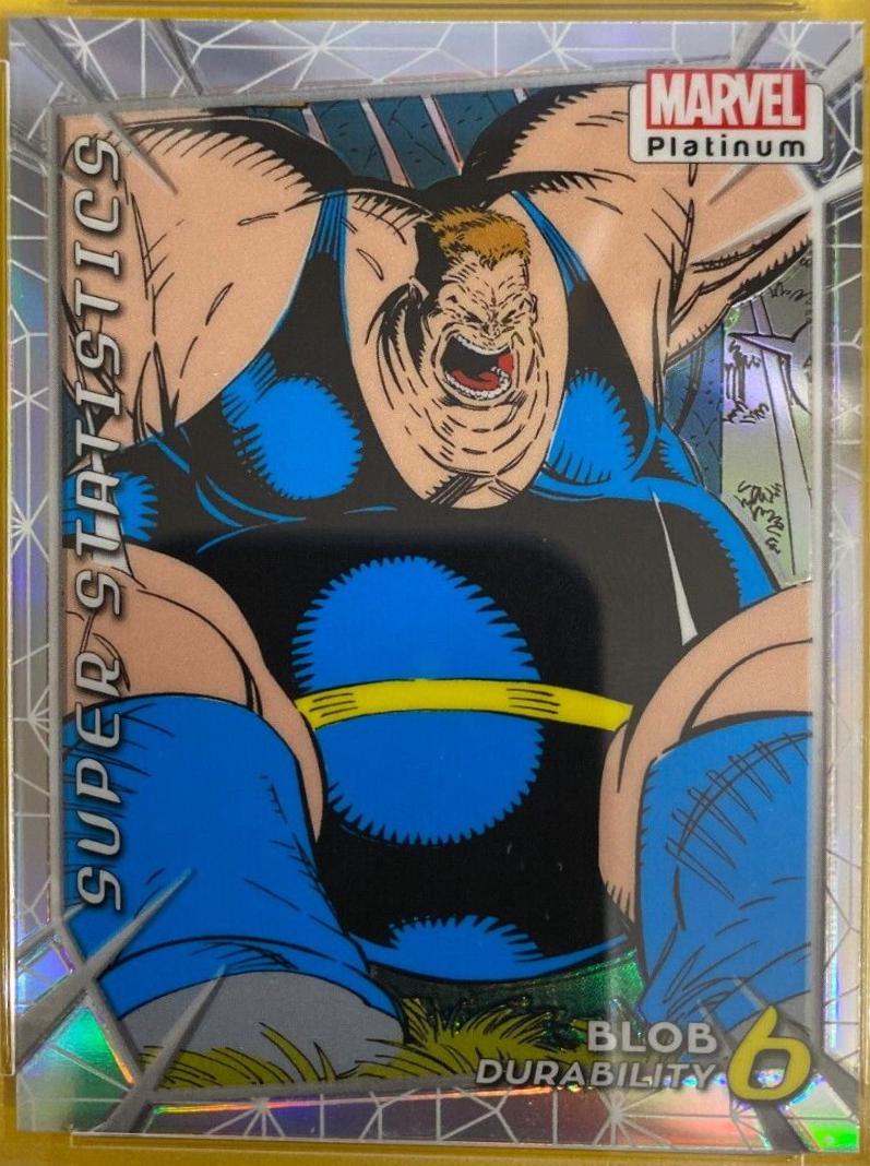 Blob [Rainbow] #SS08 Marvel 2023 Upper Deck Platinum Super Statistics