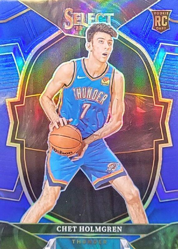 Chet Holmgren [Blue Prizm] #83 Prices [Rookie] | 2022 Panini Select |  Basketball Cards