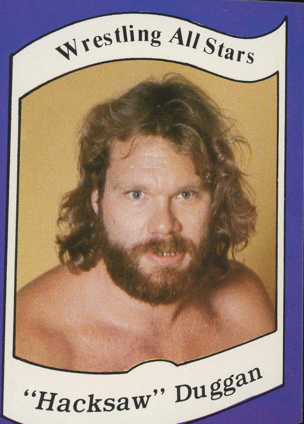 Hacksaw Jim Duggan #10 Wrestling Cards 1983 Wrestling All Stars