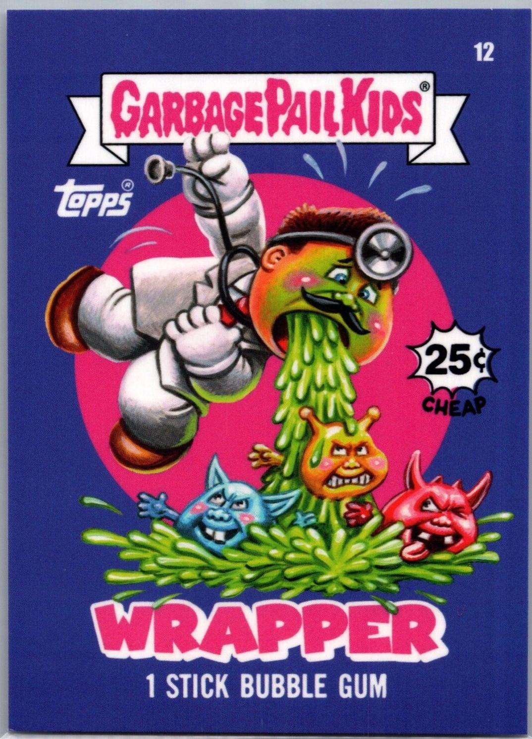 Wrapper #12 Garbage Pail Kids 2024 Game Over