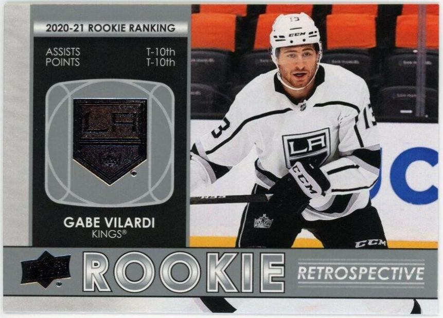 Gabe Vilardi #RR-6 Hockey Cards 2021 Upper Deck Rookie Retrospective