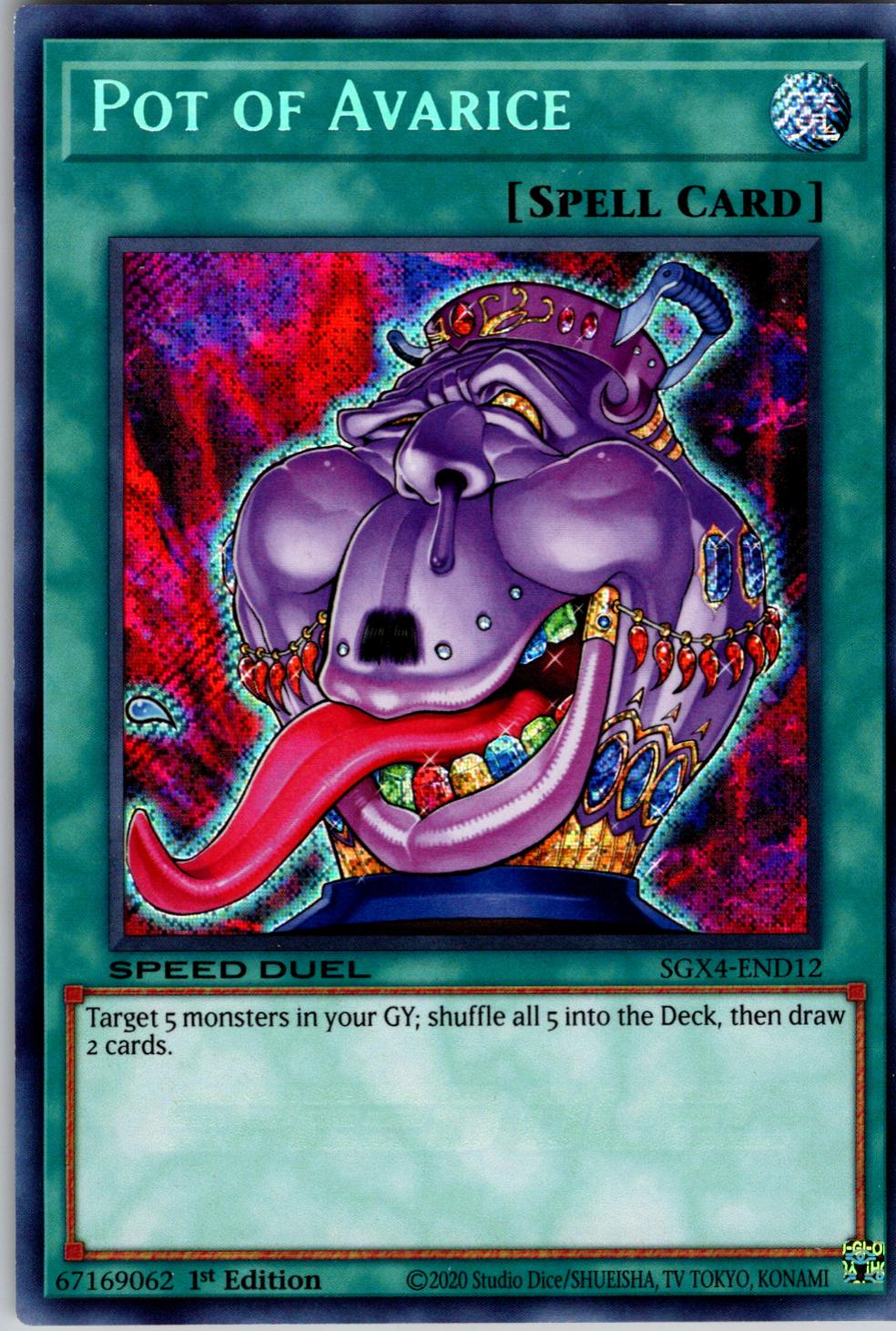 Pot of Avarice SGX4-END12 YuGiOh Speed Duel GX: Midterm Destruction