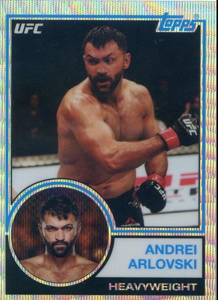 Andrei Arlovski [Wave] #UFC83-AA Ufc Cards 2018 Topps UFC Chrome 1983