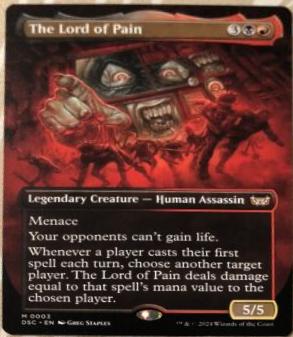 The Lord of Pain #3 Magic Duskmourn: House of Horror Commander