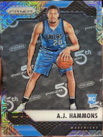 A. J. Hammons [5th Anniversary Prizm] #159 Basketball Cards 2016 Panini Prizm