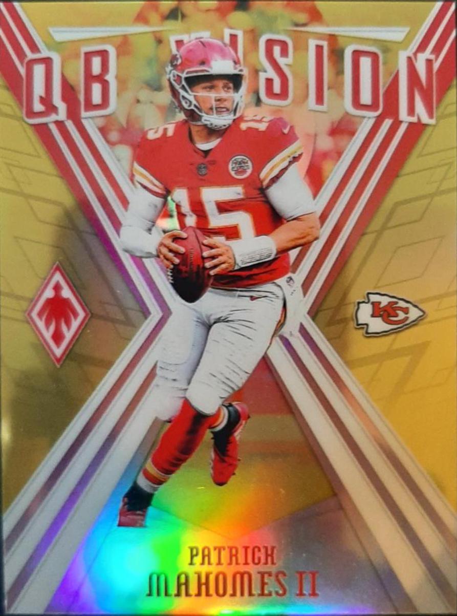 Patrick Mahomes II [Yellow] #7 Football Cards 2019 Panini Phoenix QB Vision