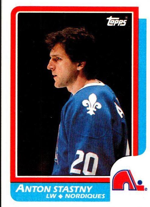 Anton Stastny #125 Hockey Cards 1986 Topps