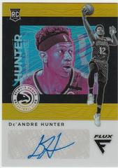 De'Andre Hunter [Gold] #FR-DAH Basketball Cards 2019 Panini Chronicles Flux Rookie Autographs Prices