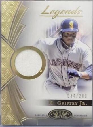 Ken Griffey Jr. #T1LR-KG Baseball Cards 2023 Topps Tier One Legends Relics