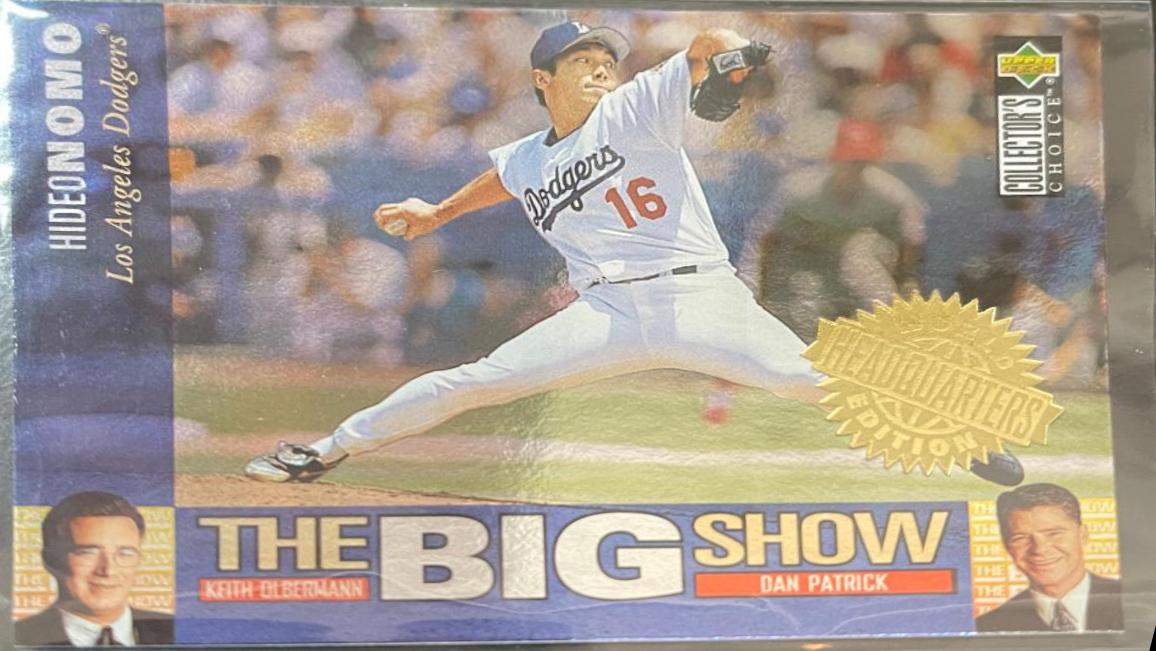 Hideo Nomo [World Headquarters Edition} #27/45 Baseball Cards 1997 Collector's Choice the Big Show