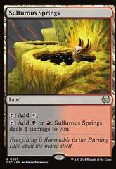 Sulfurous Springs #301 Magic Duskmourn: House of Horror Commander Prices