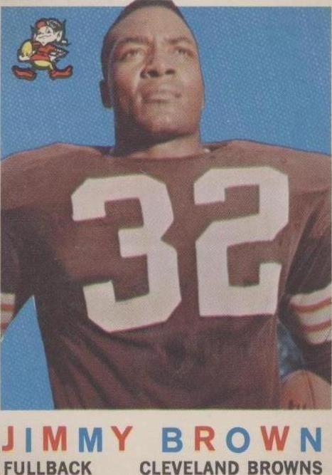 Jim Brown 1959 Topps #10 2nd Year card great surface and corners offers