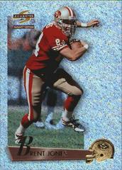 Brent Jones [Ground Zero] #65 Football Cards 1995 Summit Prices