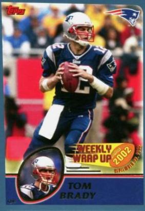 Tom Brady #293 Football Cards 2003 Topps