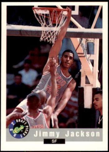 Jimmy Jackson #31 Basketball Cards 1992 Classic Draft Picks