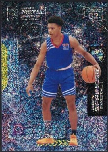 Jaden Springer #82 Basketball Cards 2021 Skybox Metal Universe Champions