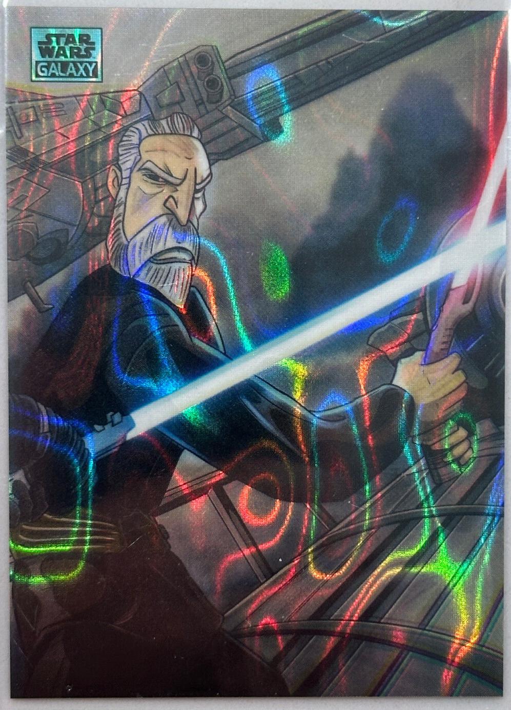 Count Dooku [Aqua Lava Refractor] #AS-5 Star Wars 2024 Topps Chrome Galaxy Art of the Sith