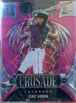 Zac Veen [Pink Velocity] #20 Baseball Cards 2023 Panini Chronicles Crusade