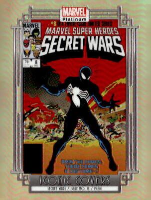 Secret Wars [Rainbow] #IC05 Marvel 2023 Upper Deck Platinum Iconic Covers