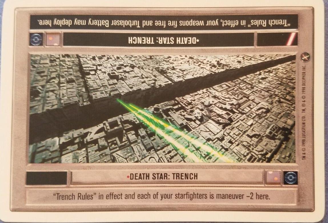 Death Star: Trench [Revised] Star Wars CCG A New Hope