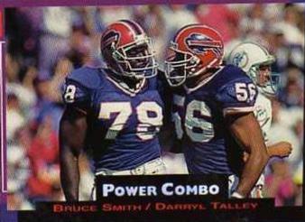 BRUCE SMITH/DARRYL TALLEY #5 Football Cards 1993 Pro Set Power Combos