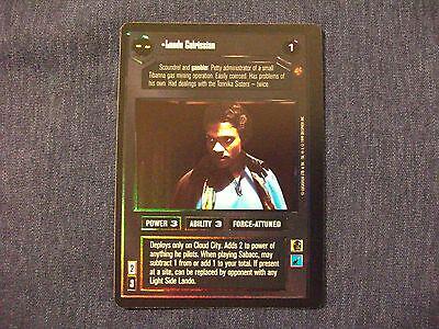 Lando Calrissian [Dark Foil] Star Wars CCG Reflections