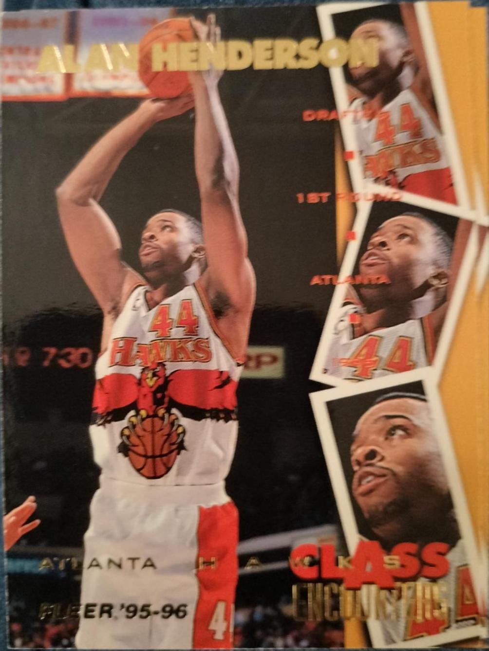 Alan Henderson #25 Basketball Cards 1995 Fleer Class Encounters