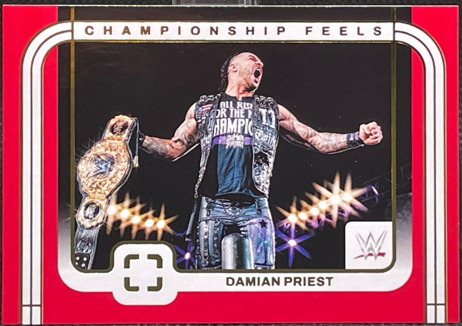 Damian Priest 7 Prices 2024 Panini PhotoGenic WWE Championship Feels