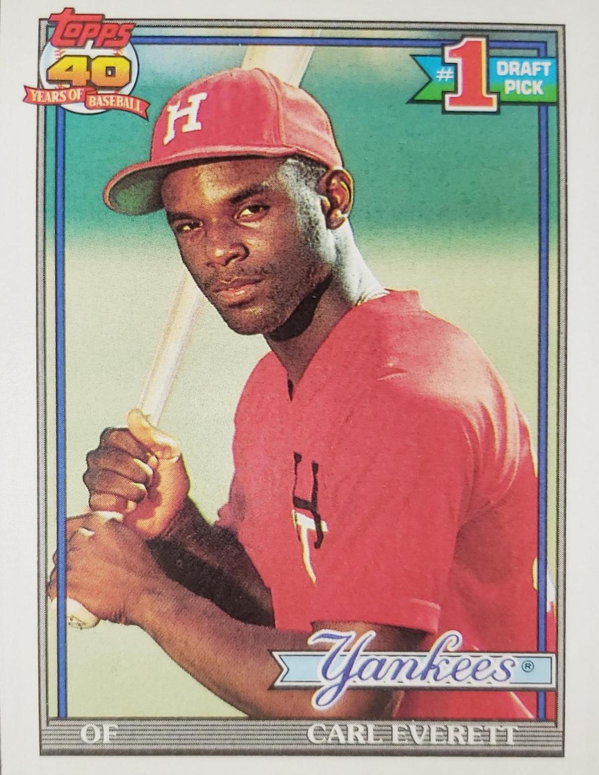 Carl Everett 113 Prices [Rookie] 1991 Topps Baseball Cards