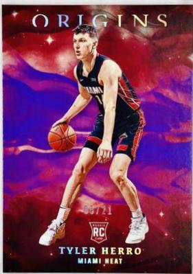 Tyler Herro [Purple] #1 Basketball Cards 2019 Panini Origins