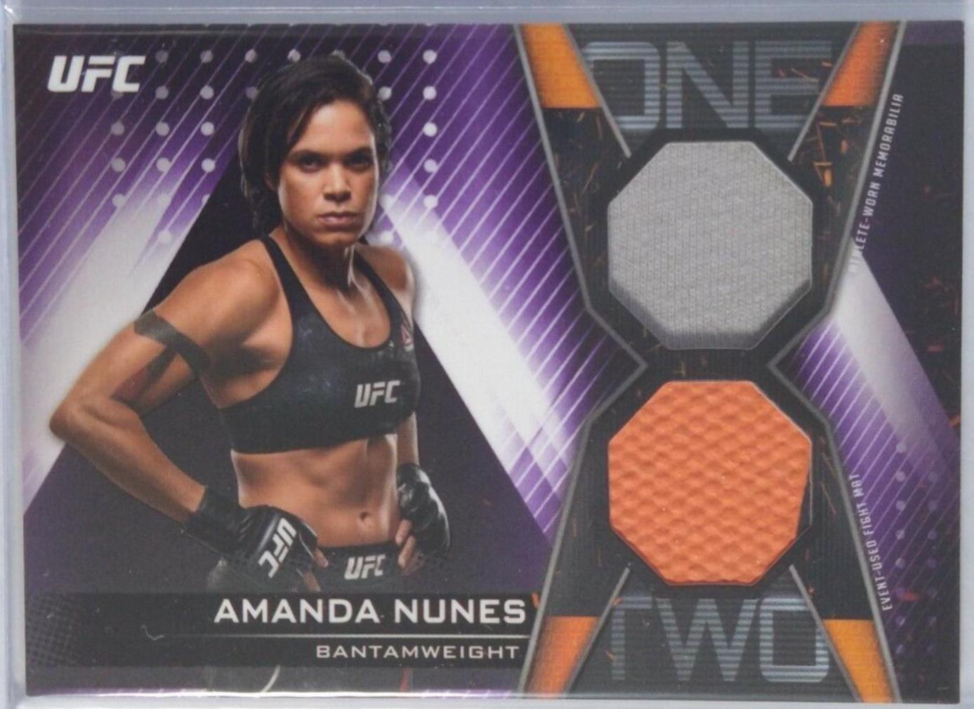 Amanda Nunes [Purple] #KR-AN Ufc Cards 2019 Topps UFC Knockout Relics