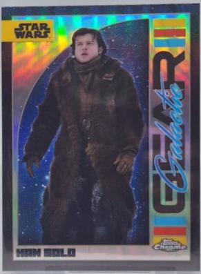 Han Solo [Gold Refractor] #GG-14 Star Wars 2024 Topps Chrome Galactic Gear