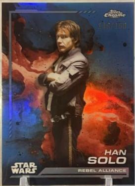 Han Solo [Blue Refractor] #102 Star Wars 2024 Topps Chrome