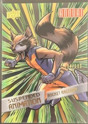 Rocket Raccoon #36 Marvel 2023 Upper Deck Annual Suspended Animation